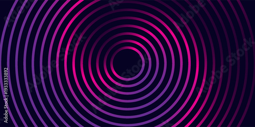Abstract background with spiral circle lines, technology futuristic template. Vector illustration.