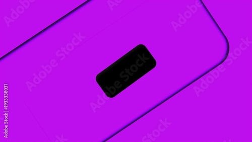 Infinity shapes tunnel. Computer generated 3d render