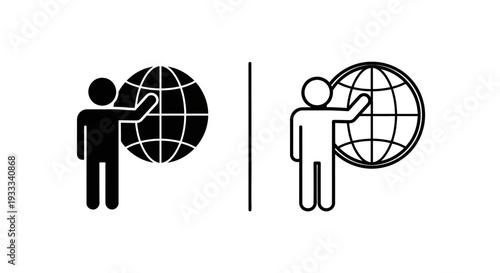 Global connection partnership Vector