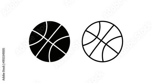 Basketball icons Vector