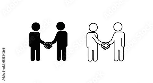 Handshake partnership agreement Vector
