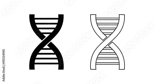Dna double helix structure Vector