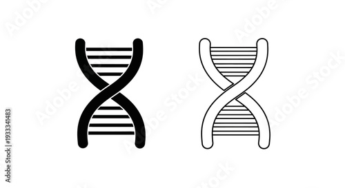 Dna double helix structure Vector