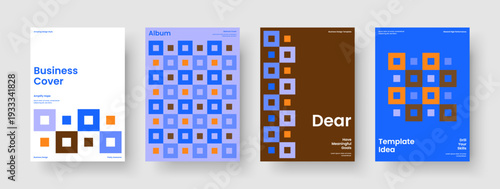 Geometric Flyer Template. Isolated Poster Layout. Abstract Background Design. Report. Banner. Brochure. Business Presentation. Book Cover. Handbill. Advertising. Pamphlet. Magazine. Catalog