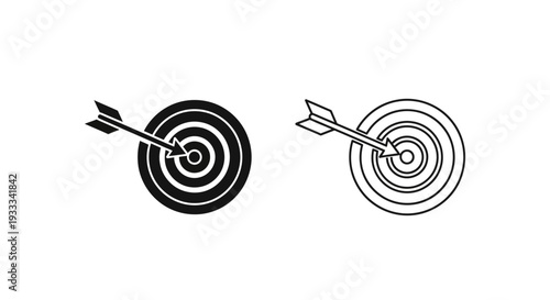 Target practice bullseye Vector