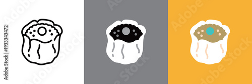 シンプルなしゅうまいのアイコン