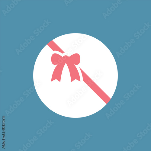 プレゼントのシンプルなカラーアイコン