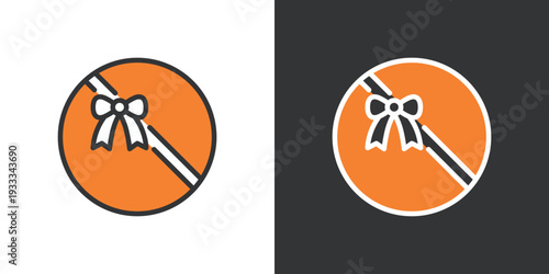 プレゼントのシンプルなカラーアイコン