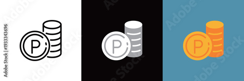 シンプルな買い物ポイントアイコン