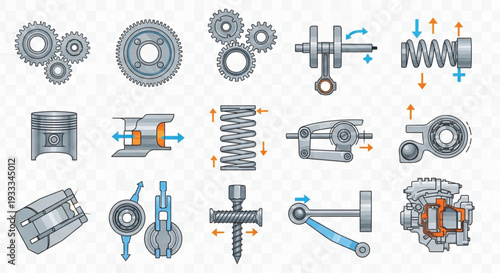 set of mechanical tools  