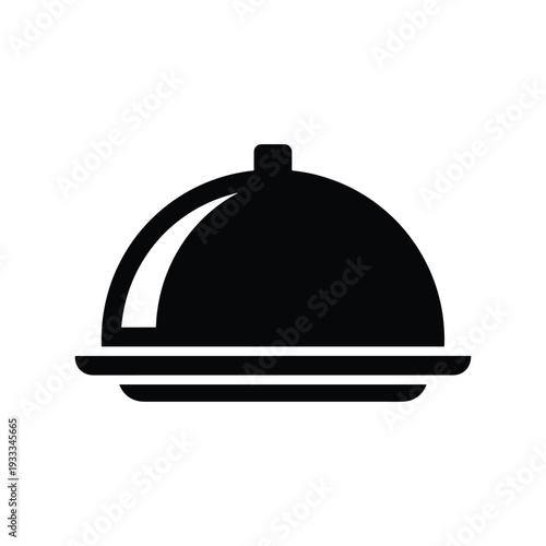 Food Plate Silhouette Icon