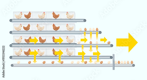 Automated Poultry Farm Egg Collection System.