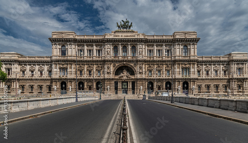 Palace of Justice seat of Supreme Court of Cassation (Corte di Cassazione), Rome, Italy 