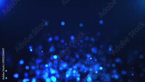Abstract Blue Bokeh