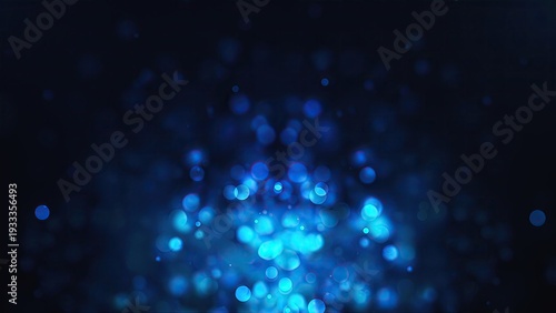 Abstract Blue Bokeh