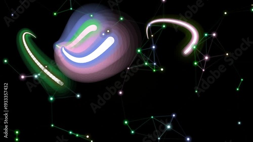 Galaxy Formation Cosmic Swirl Nebula Stars.