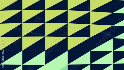 Geometric Pattern Animation with Triangles and Colors.