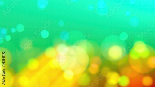 Colorful particles with bokeh