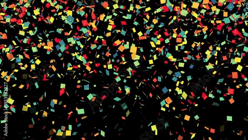 Abstract colorful confetti