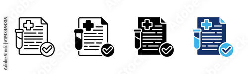Lab Results icon sheet multiple style collection