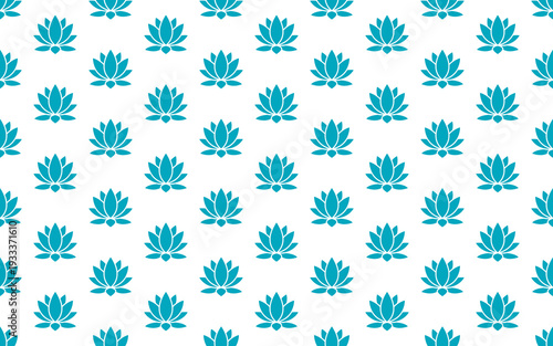 Small green flowers isolated on a white background. Floral seamless pattern. Vector simple flat graphic illustration. Texture.