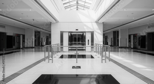 Wallpaper Mural Modern Interior Architecture Featuring Elevators, Hallways, and Accessible Design Torontodigital.ca