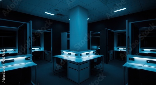 Wallpaper Mural Modern Interior Architecture Featuring Futuristic Lighting and Minimalist Design Torontodigital.ca