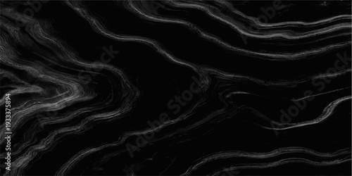 Smooth luxury black silk and satin fabric background with soft flowing waves of purple and blue liquid material in a curved textile design illustration