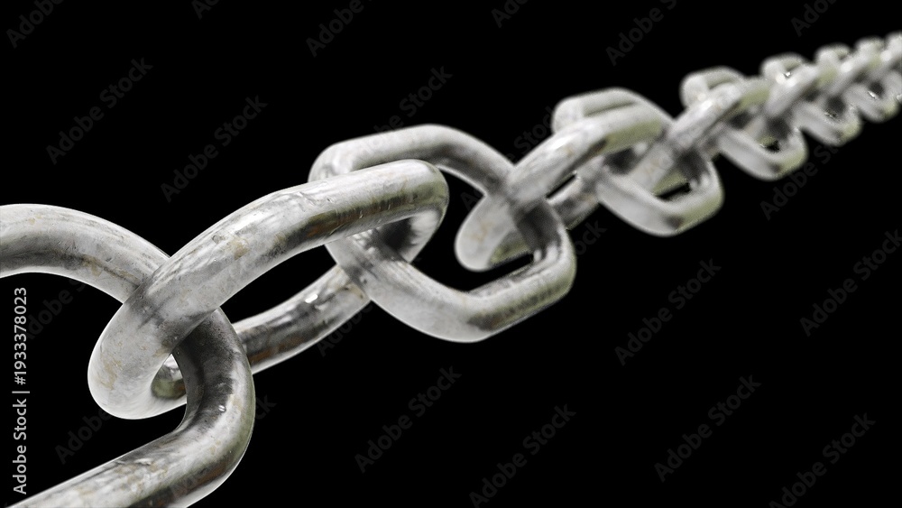 Obraz premium Abstract metal chain
