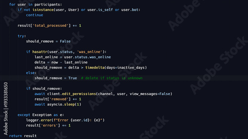 Computer programming code