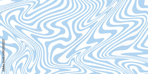 Abstract background seamless pattern with colorful waves. Trendy vector illustration in retro psychedelic style