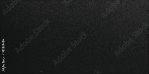 A dark black leather texture background features a macro closeup of a rough material surface with a detailed fabric pattern for a textile wallpaper backdrop