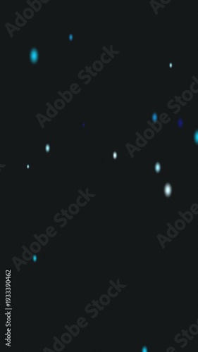 Abstract night sky with sparkling blue and white stars, a mesmerizing cosmic display.