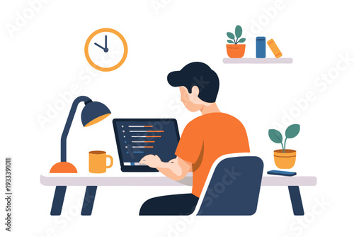 Text white generation letters no icon simple vector workspace image developer freelance