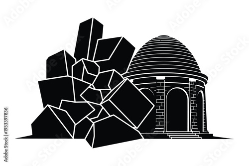 Building Architecture with Abstract Geometric Shapes