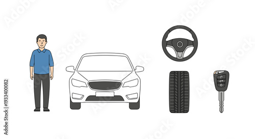 A smiling man operates an espresso machine, preparing coffee, with a steaming cup and a sugar jar, showing a morning ritual.