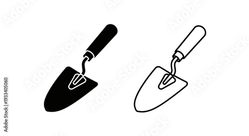 Trowel garden tool icon Vector