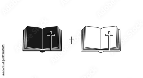 Combined holy books Vector