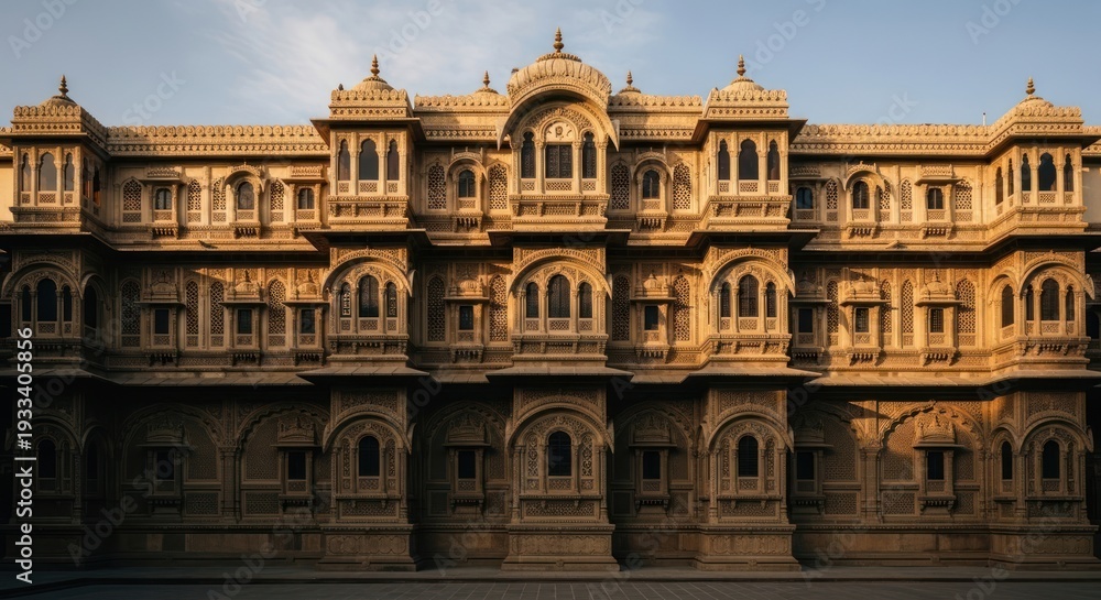 Fototapeta premium Ornate Indian Palace Architecture