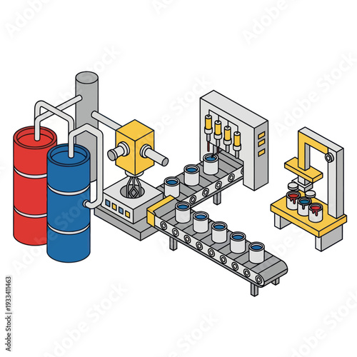 Industrial Manufacturing Process Machinery Equipment.