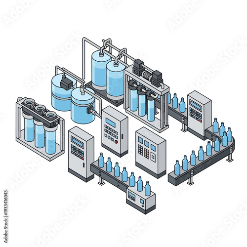 Water Purification Plant Equipment and Machinery.