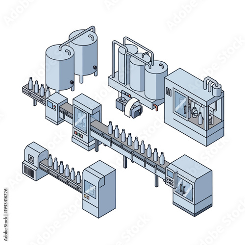 Industrial Manufacturing Production Line Equipment.