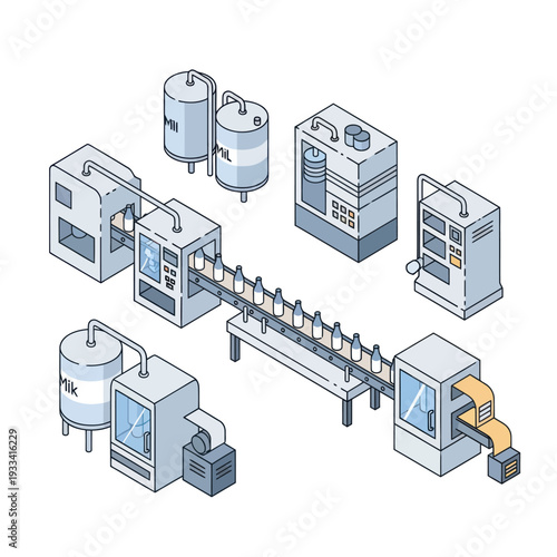 Industrial Manufacturing Process Equipment and Machinery.