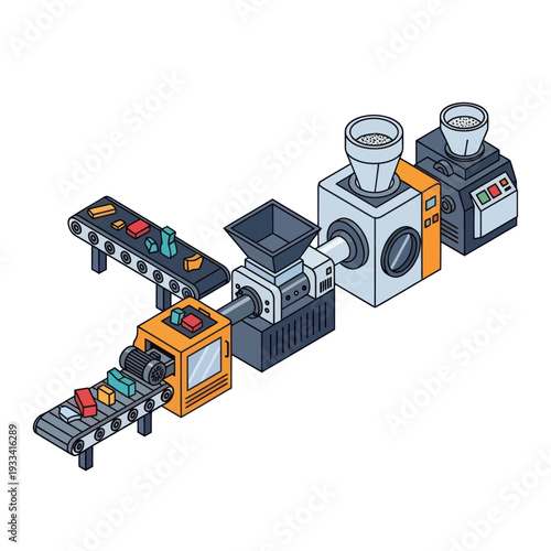 Industrial Machinery Equipment Manufacturing Process.