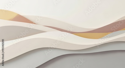 Abstract Wavy Layers