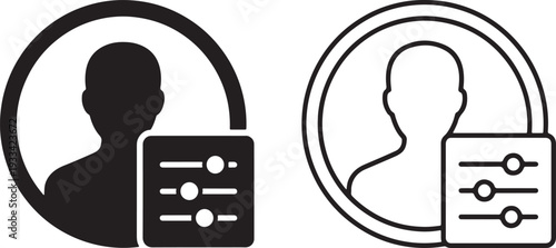 Personalization Icon Set in Multiple Styles for Customization and User Experience