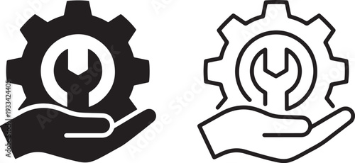 Comprehensive Service Icon Set in Multiple Styles for Business and Digital Use