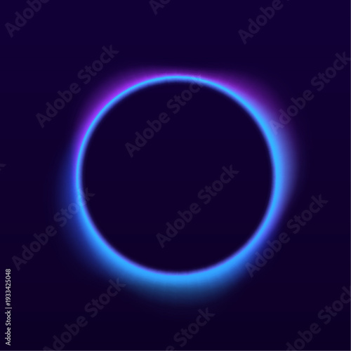 Abstract blue gradient circle in PNG format. Irregular glowing fragments reflect soft inner light. Trendy futuristic digital illustration for creative projects.