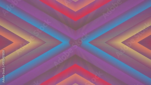 Vibrant Geometric Patterns with Neon Lights.