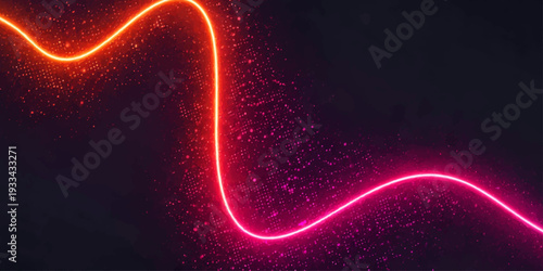 Abstract futuristic background featuring glowing blue neon waves and fractal spiral lines in a bright motion design for a fantasy galaxy wallpaper